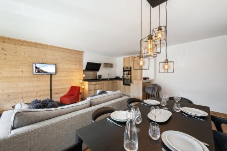 Urlaub in den Bergen 3-Zimmer-Appartment für 4 Personen (103) - Résidence Chantemerle - Courchevel - Wohnzimmer