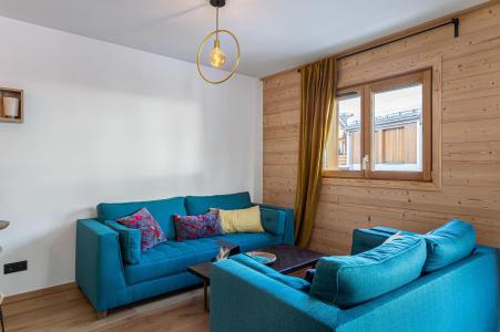 Vakantie in de bergen Appartement 3 kamers 6 personen (RC01) - Résidence Chantemerle - Courchevel - Woonkamer