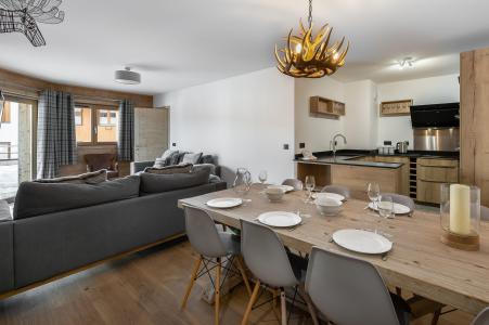 Vakantie in de bergen Appartement 4 kamers 8 personen (RJ04) - Résidence Chantemerle - Courchevel - Woonkamer