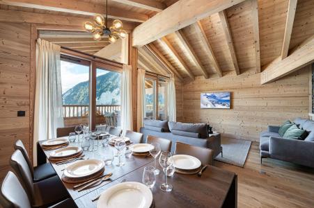 Vakantie in de bergen Appartement duplex 4 kamers 9 personen (206) - Résidence Chantemerle - Courchevel - Woonkamer