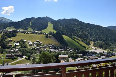 Urlaub in den Bergen Wohnung 2 Mezzanine Zimmer 6 Leute - Résidence Chantemerle - Les Gets - Balkon