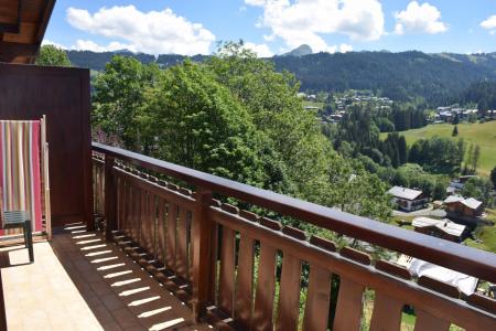 Urlaub in den Bergen Wohnung 2 Mezzanine Zimmer 6 Leute - Résidence Chantemerle - Les Gets - Balkon