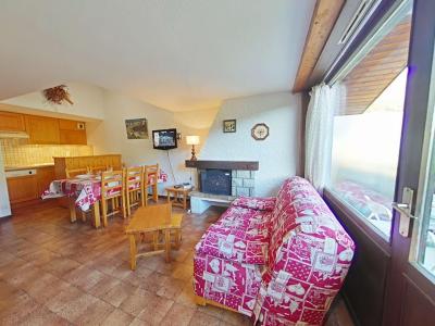 Wakacje w górach Apartament 3 pokojowy z antresolą 6 osób (2C) - Résidence Chanteneige - Le Grand Bornand - Pokój gościnny