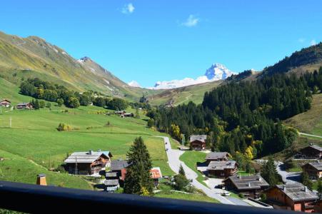 Urlaub in den Bergen Wohnung 3 Mezzanine Zimmer 6 Leute (2C) - Résidence Chanteneige - Le Grand Bornand - Balkon