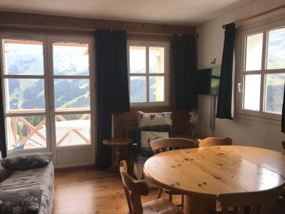 Urlaub in den Bergen 3-Zimmer-Appartment für 6 Personen (6C3) - Résidence Châteaux de Crans - Flaine - Wohnzimmer