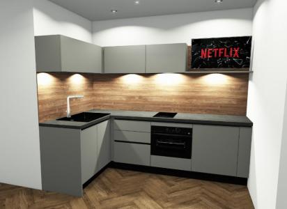 Vakantie in de bergen Studio met slaapgedeelte 4 personen (2008) - Résidence Chaumière des Neiges B - Châtel - Keuken