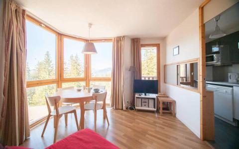 Urlaub in den Bergen 3-Zimmer-Appartment für 6 Personen (G090) - Résidence Cheval Blanc - Valmorel - Wohnzimmer