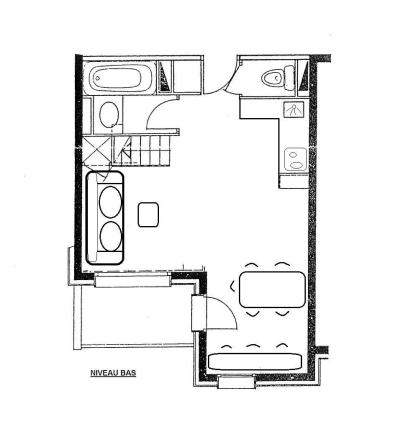 Vakantie in de bergen Appartement 2 kamers 6 personen (Logement 2 pièces 6 personnes (G473)) - Résidence Cheval Blanc - Valmorel