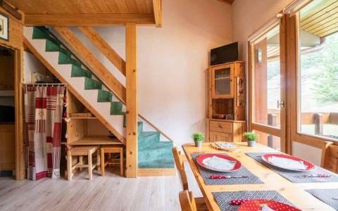 Vakantie in de bergen Appartement 3 kamers mezzanine 6 personen (G479) - Résidence Cheval Blanc - Valmorel - Woonkamer