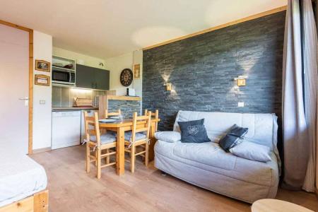 Vakantie in de bergen Studio 4 personen (G420) - Résidence Cheval Blanc - Valmorel - Woonkamer