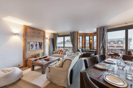 Urlaub in den Bergen 4-Zimmer-Appartment für 6 Personen (102) - Résidence Cimes Blanches - Courchevel - Wohnzimmer