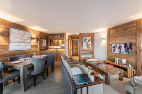 Urlaub in den Bergen 4-Zimmer-Appartment für 6 Personen (102) - Résidence Cimes Blanches - Courchevel - Wohnzimmer