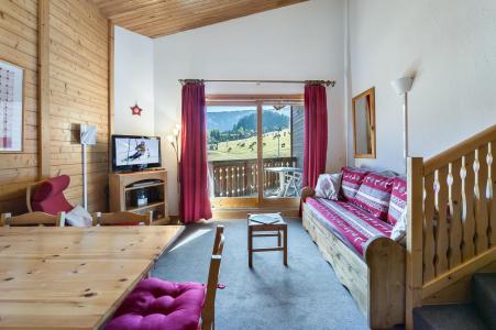 Vakantie in de bergen Appartement 3 kamers mezzanine 8 personen (620) - Résidence Cimes Blanches - Courchevel - Woonkamer
