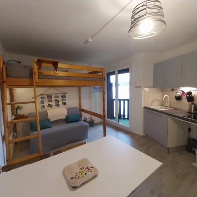 Vacances en montagne Studio 4 personnes (114C) - Résidence Comète - Réallon - Séjour