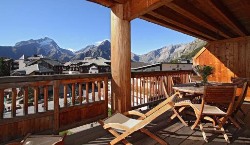 Vacaciones en montaña Résidence Cortina - Les 2 Alpes - Terraza