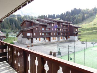 Urlaub in den Bergen 2-Zimmer-Appartment für 5 Personen (G004) - Résidence Côté Soleil - Valmorel - Terrasse