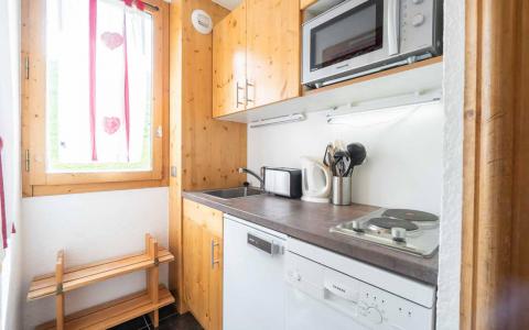 Vakantie in de bergen Appartement 2 kamers 5 personen (G004) - Résidence Côté Soleil - Valmorel - Keukenblok