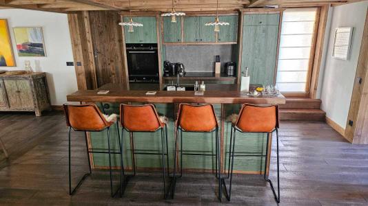 Holiday in mountain resort 7 room triplex chalet 12 people (Rhodo) - Résidence Covarel - Méribel - Kitchen