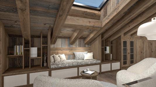 Holiday in mountain resort 7 room triplex chalet 12 people (Rhodo) - Résidence Covarel - Méribel - Living room