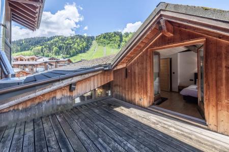 Urlaub in den Bergen 5 Zimmer Maisonettewohnung für 10 Personen (2) - Résidence Cridelf - Morzine - Balkon