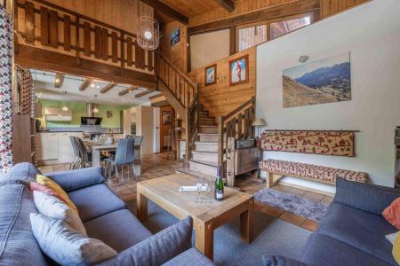 Urlaub in den Bergen 5 Zimmer Maisonettewohnung für 10 Personen (2) - Résidence Cridelf - Morzine - Wohnzimmer