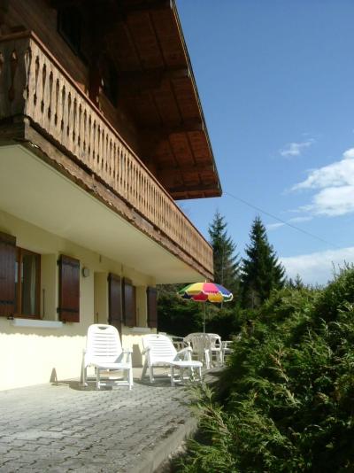 Vakantie in de bergen Appartement 2 kamers 4 personen - Résidence Croc Blanc - Les Gets - Buiten zomer