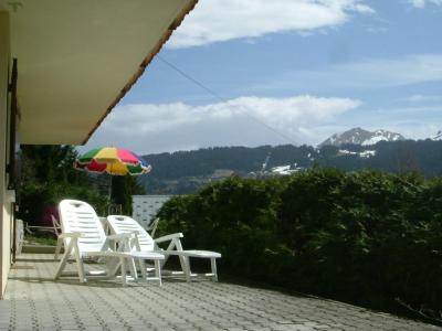 Аренда на лыжном курорте Апартаменты 2 комнат 4 чел. - Résidence Croc Blanc - Les Gets - летом под открытым небом