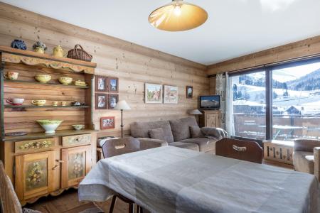 Vakantie in de bergen Appartement 2 kamers 4 personen (19) - Résidence Crystal - La Clusaz - Woonkamer