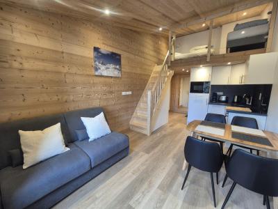 Vakantie in de bergen Studio mezzanine 4 personen (100) - Résidence Curling B Tour - Tignes - Woonkamer