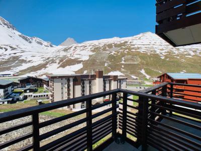 Holiday in mountain resort Studio 3 people (B2-31) - Résidence Curling B1-B2 - Tignes - Terrace