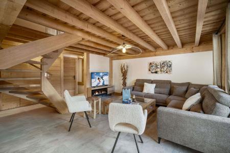 Urlaub in den Bergen 4 Zimmer Maisonettewohnung für 6 Personen (Horlana) - Résidence de l'Arbé - Courchevel - Wohnzimmer