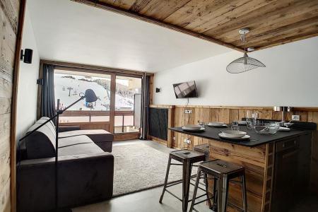 Vakantie in de bergen Appartement 2 kamers 5 personen (202) - Résidence de Peclet - Les Menuires - Woonkamer