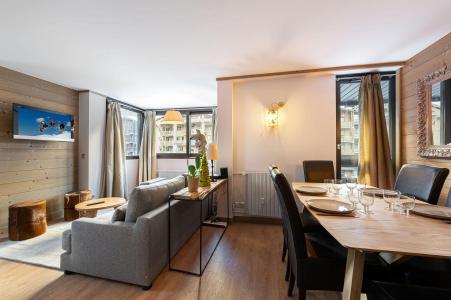Vakantie in de bergen Appartement duplex 3 kamers 6 personen (202) - Résidence de Solaise - Val d'Isère - Woonkamer