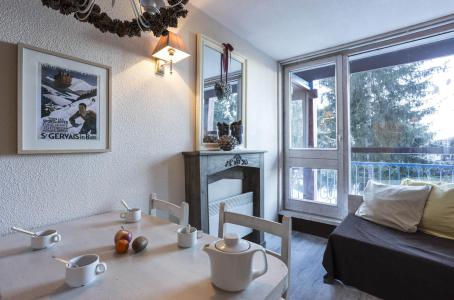 Vakantie in de bergen Studio bergnis 4 personen (628) - Résidence des Belles Challes - Les Arcs - Woonkamer