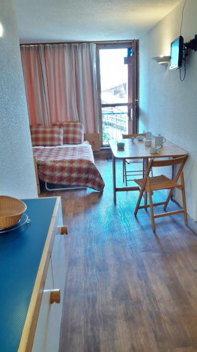 Vakantie in de bergen Studio bergnis 4 personen (708) - Résidence des Belles Challes - Les Arcs - Woonkamer