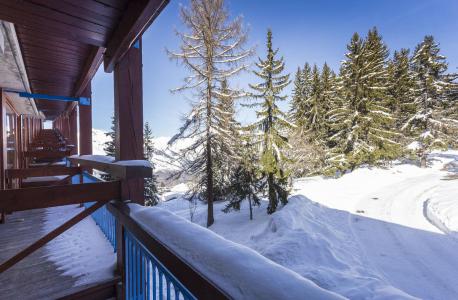 Holiday in mountain resort Studio sleeping corner 4 people (731) - Résidence des Belles Challes - Les Arcs - Balcony