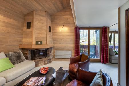 Urlaub in den Bergen 4 Zimmer Maisonettewohnung für 5 Personen (C322) - Résidence des Fermes de Méribel Village C - Méribel - Wohnzimmer