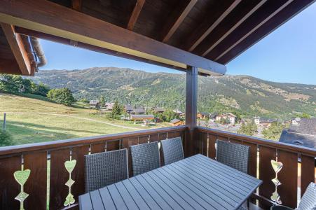 Vacaciones en montaña Apartamento dúplex 5 piezas 8 personas (180) - Résidence des Fermes de Méribel Village Daguet - Méribel - Balcón