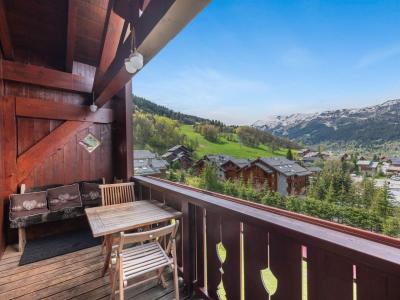 Vacaciones en montaña Apartamento dúplex 5 piezas 8 personas (15) - Résidence des Fermes de Méribel Village Gypse - Méribel - Balcón