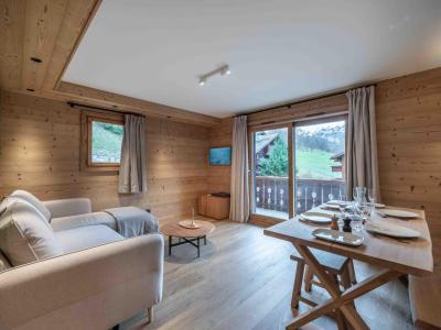 Vakantie in de bergen Appartement duplex 3 kamers 4 personen (7) - Résidence des Fermes de Méribel Village Inuit - Méribel - Woonkamer