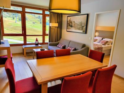 Vakantie in de bergen Appartement 3 kamers 6 personen (403) - Résidence des Monarques - Les Arcs - Woonkamer
