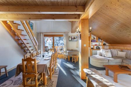 Holiday in mountain resort 4 room duplex apartment 8 people (12) - Résidence Diablerets - Méribel - Living room