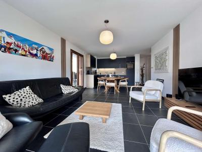 Vakantie in de bergen Appartement 3 kamers 4 personen (Viggo) - Résidence Domaine des Grands Chalets - Serre Chevalier - Woonkamer