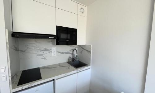 Urlaub in den Bergen Studio für 3 Personen (20m²) - Résidence Dome De Polset - MH - Val Thorens - Kochnische