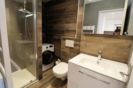 Holiday in mountain resort Studio mezzanine 6 people - Résidence Drakkars - Les Gets - Shower room