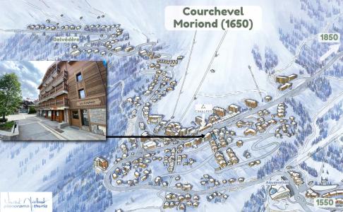 Каникулы в горах Résidence du Ceylan - Courchevel - план