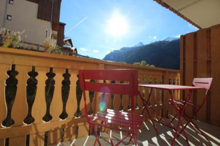 Vakantie in de bergen Appartement 2 kamers 6 personen (30) - Résidence du Cheval Blanc - Valfréjus - Terras