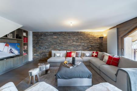 Holiday in mountain resort 4 room duplex apartment 9 people (401) - Résidence du Parc Alpin - Méribel - Living room