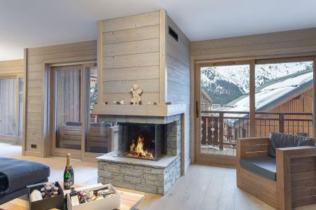 Urlaub in den Bergen 4-Zimmer-Appartment für 7 Personen (202) - Résidence du Parc Alpin - Méribel - Wohnzimmer