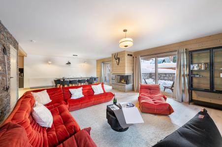 Urlaub in den Bergen 5-Zimmer-Appartment für 8 Personen (103) - Résidence du Parc Alpin - Méribel - Wohnzimmer